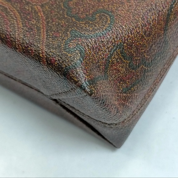 AUTH Etro Handbag Tote With Pouch - Picture 4 of 8